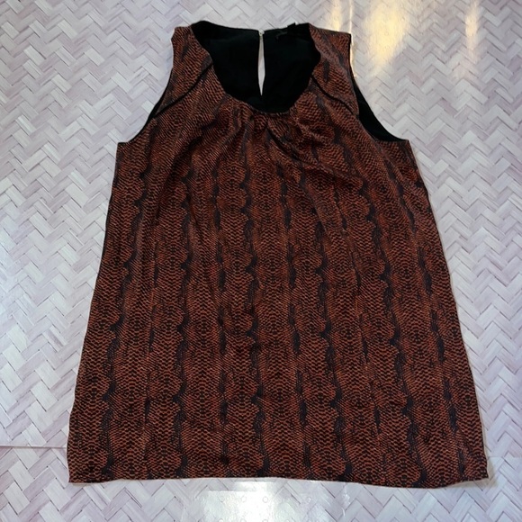 Hugo Boss Tops - Hugo Boss Sleeveless Blouse, size 4 black and red, swoop neck line